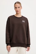 Under Armour bluza culoarea bej, cu imprimeu