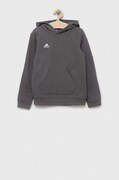Παιδική μπλούζα adidas Performance ENT22 HOODY Y χρώμα: γκρι, με κουκούλα