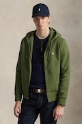 Polo Ralph Lauren bluza męska kolor zielony z kapturem gładka 710881517