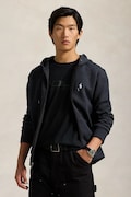 Polo Ralph Lauren bluza męska kolor czarny z kapturem gładka 710881517