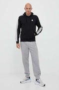 Кофта adidas Originals чоловіча колір чорний з капюшоном з аплікацією