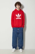 adidas Originals cotton sweatshirt men's red color