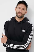adidas bluza Essentials męska kolor czarny z kapturem z aplikacją  IB4028