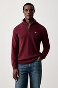 Gant sweter męski bawełniany bordowy 8030170
