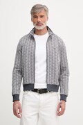 Lacoste bluza męska kolor szary wzorzysta SH1368