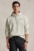 Polo Ralph Lauren bluză bărbați, culoarea bej, cu glugă, imprimeu 710917904
