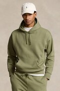 Polo Ralph Lauren bluză bărbați, culoarea verde, cu glugă, imprimeu 710917904