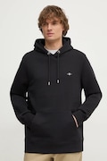 Gant felpa uomo colore nero con cappuccio