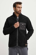 Кофта Fjallraven Vardag Pile чоловіча колір чорний однотонна