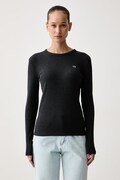 Lacoste longsleeve damski bawełniany szary TF1692