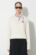 Fjallraven cotton longsleeve top 1960 Logo beige color
