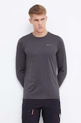 Jack Wolfskin longsleeve sport Sky Thermal culoarea gri, melanj, 1808682
