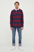 Polo Ralph Lauren longsleeve męski bawełniany granatowy