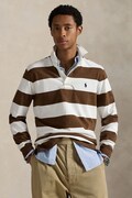 Polo Ralph Lauren Majica dugih rukava muška pamukna smeđa 710717116