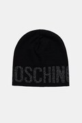 Moschino čiapka dámska s prímesou vlny čierna M2997 65165