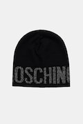 Moschino čiapka dámska s prímesou vlny čierna M2997 65165