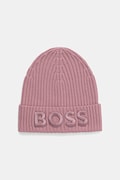 BOSS căciulă de lână culoarea negru, 50497815