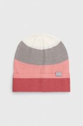 United Colors of Benetton czapka dziecięca kolor różowy z cienkiej dzianiny