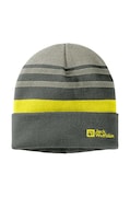 Дитяча шапка Jack Wolfskin STRIP NIT колір зелений