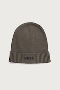 BOSS Green шапка чоловіча з додаванням вовни Asic_Beanie-X зелена 50499423