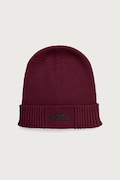 BOSS Green czapka męska z dodatkiem wełny Asic_Beanie-X bordowa 50499423