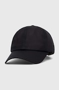 Barbour șapcă de baseball din bumbac culoarea albastru marin, neted