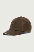 Barbour czapka bejsbolówka męska bawełniana brązowa MHA0005