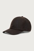 Barbour czapka bejsbolówka męska bawełniana brązowa MHA0005