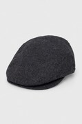 Barbour bereta de lana culoarea gri, de lana