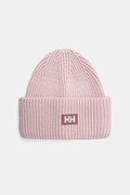 Helly Hansen czapka beanie HH RIB BEANIE różowa 54020