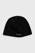 Icebreaker czapka Merino 200 Oasis kolor czarny z cienkiej dzianiny wełniana IB0A56SH0011