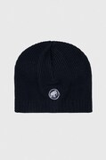 Mammut czapka Sublime kolor granatowy wełniana