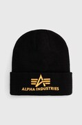 Kapa Alpha Industries 3D boja: crna, od tanke pletenine, 168910-583