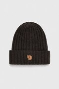Čepice Fjallraven Byron zelená barva, vlněná