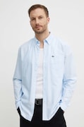 Bavlnená košeľa Lacoste pánska, regular, s golierom button-down