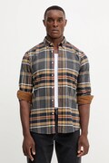 Barbour pamut ing legombolt galléros, sötétkék, slim