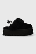 Велурени чехли UGG W FUNKETTE в черно 1113474 BLK