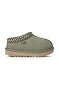 UGG kapcie dziecięce zamszowe TASMAN II zielone 1019066T