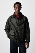 Barbour Мъжко яке от промазана материя BEDALE зелено MWX2205