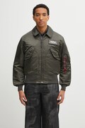 Куртка Alpha Industries чоловіча колір сірий зимова