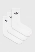 Чорапи adidas Originals (3 броя) 3-pack в бяло IJ5616