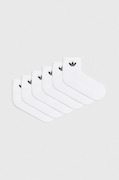 Ponožky adidas Originals 6-pak biela farba, IJ5627
