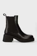 Kožené topánky chelsea Vagabond Shoemakers DORAH dámske, čierna farba, na podpätku, 5642.001.20