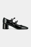 Jonak pantofi de piele DELOU VERNIS culoarea negru, cu toc drept, 3300198
