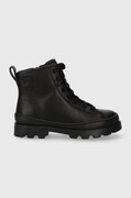 Camper buty zimowe dziecięce skórzane Brutus Kids czarne K900179