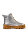 Camper buty zimowe dziecięce skórzane Brutus Kids srebrne K900179