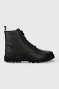 Високі черевики Calvin Klein Jeans EVA MID LACEUP BOOT LTH чоловічі колір чорний YM0YM00751