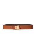 Lauren Ralph Lauren curea reversibilă pentru femei din piele maro 412912040