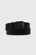 Usnjen pas HUGO moški, črna barva