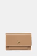 By Malene Birger portofel de piele femei, culoarea bej